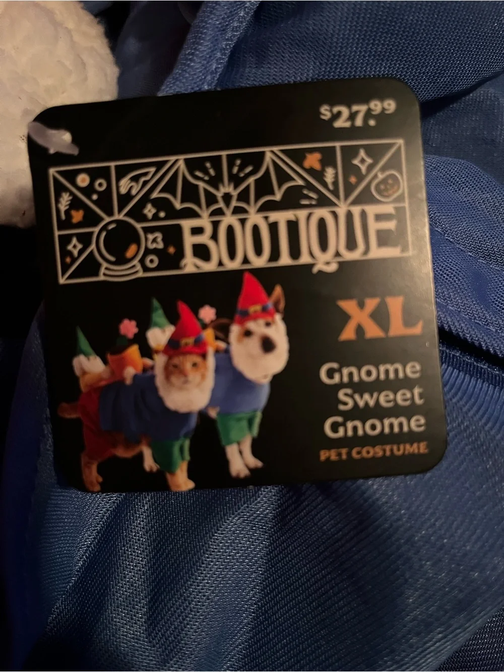 BOOTIQUE XL Gnome Sweet Gnome dog costume